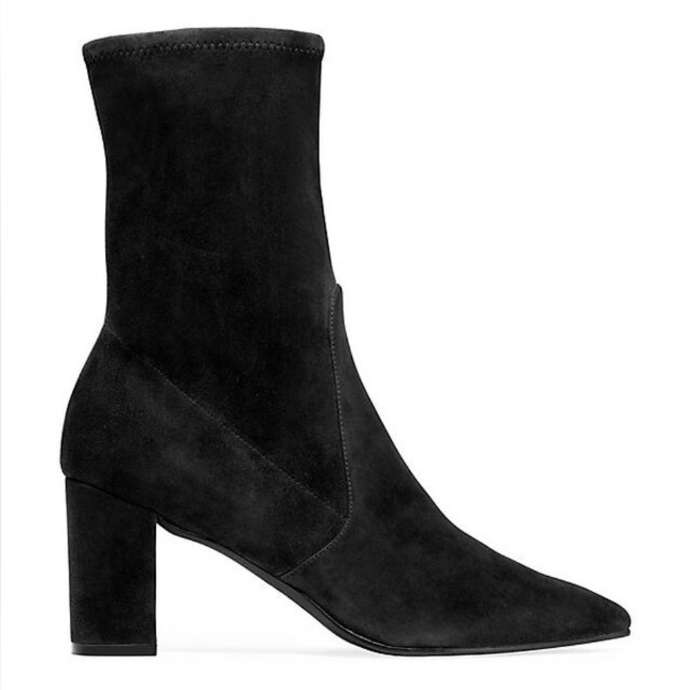 Stuart Weitzman Pointed Toe Heeled Boots  - Landry 75